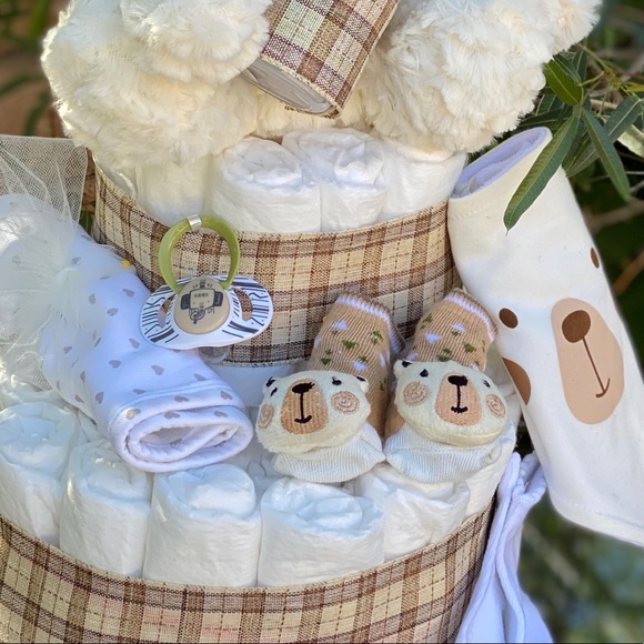 Puppy Diaper Cake, Dog Diaper Cake